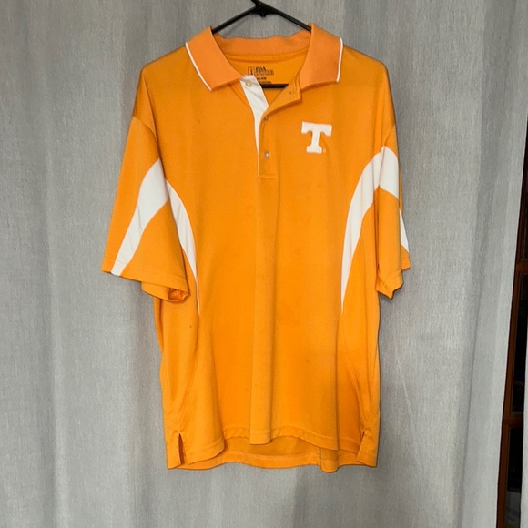 Will Performance Polo Shirt - Orange and White Stripes main image 0